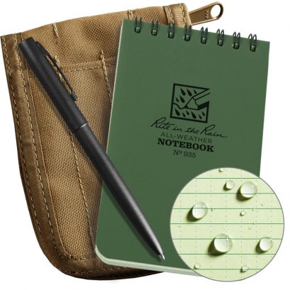 Rite in The Rain Notebook 3x5 Kit - Green